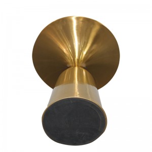 The Electroplated brushed Gold Hardware Coffee Table